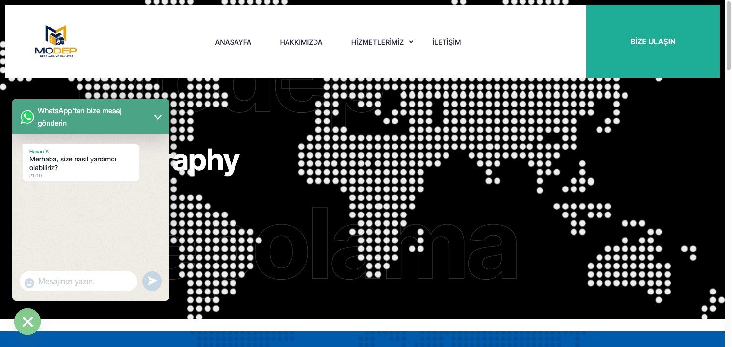 Sitede yayında olan Typography demo sayfası